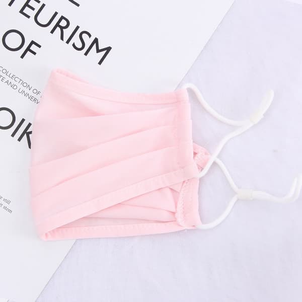 Silk Tvättbar mask – Munskydd Skyddsmask Rosa Pink Rosa