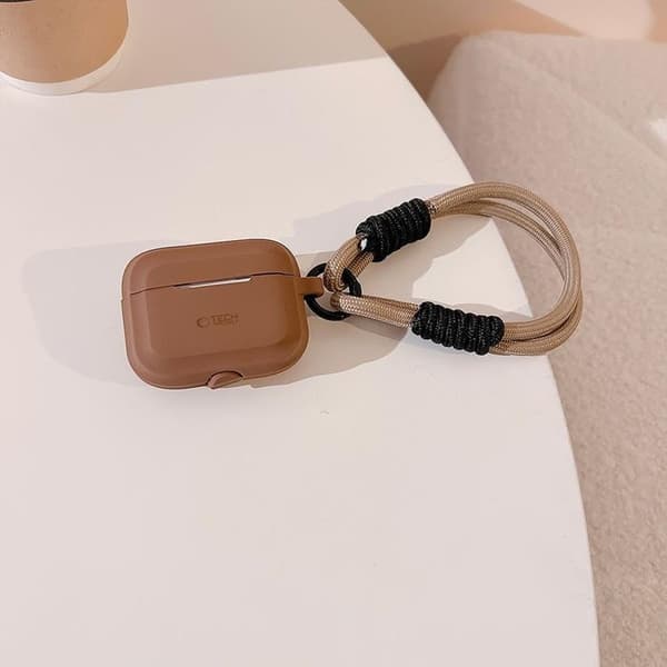 Tech-Protect Airpods Pro 1/2 Taske Silikone Reb - Brun Brun