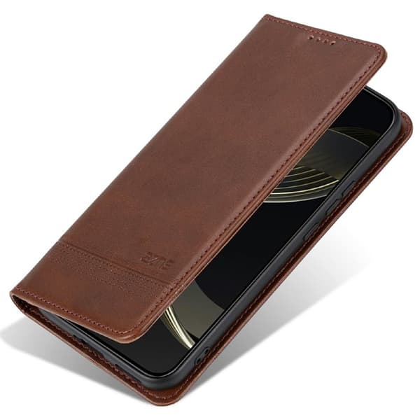 AZNS Samsung Galaxy A56 5G Plånboksfodral Konstläder - Brun