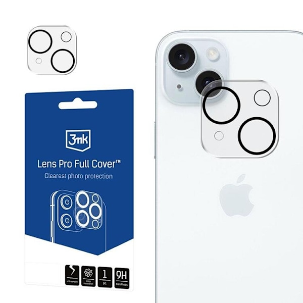 3MK iPhone 15/15 Plus Lens Pro   Kameralinskydd