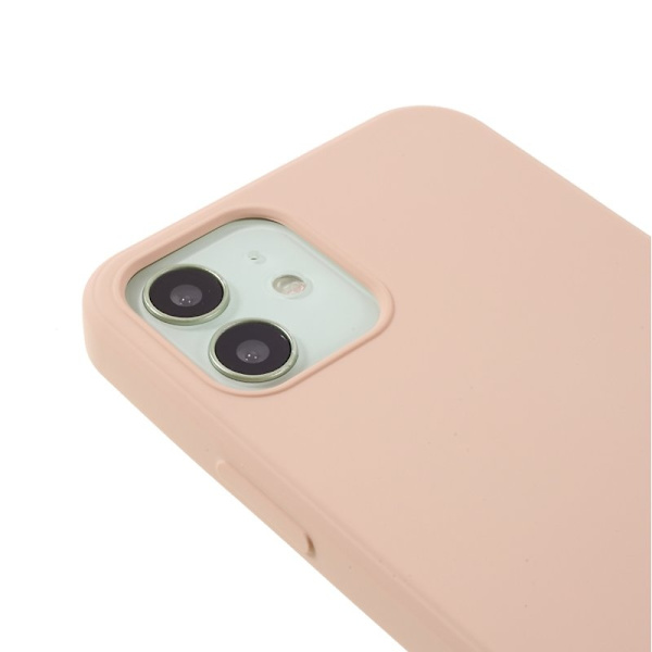 X-LEVEL Mobilskal till iPhone 12 mini i Liquid Silicone - Rosa