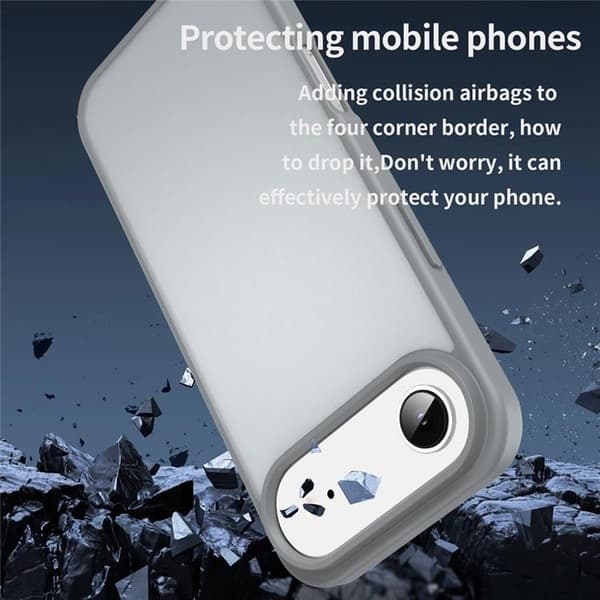 Mobilskal till iPhone Air Skin Touch Matte - Silver Silver