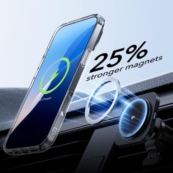 ESR Mobilskal till iPhone 16 Plus Magsafe Halolock Och Härdat Glas Transparent