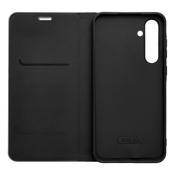 Galaxy S24 FE Pung Etui Luna Kulstof - Sort Black
