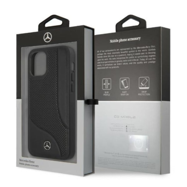 Mercedes iPhone 12 Pro Max -suojus - musta