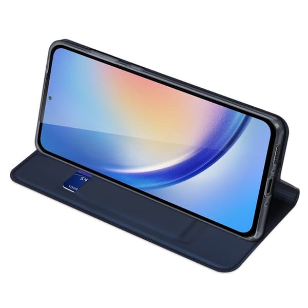 DUX DUCIS Samsung Galaxy A35 5G Skal PU Läder Pro Series - Blå