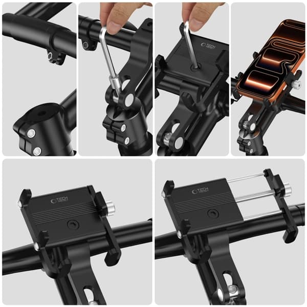 Tech-Protect Mobilhållare För Cykel Handlebar - Svart Svart