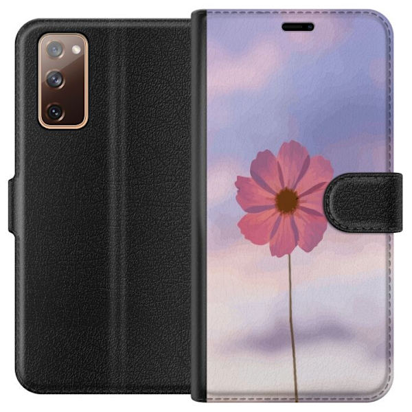 Plånboksfodral till Samsung Galaxy S20 FE med Rosa blomma