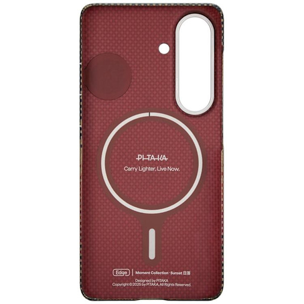 PITAKA Mobilskal För Galaxy S26 Plus MagSafe Edge - Sunset Brun