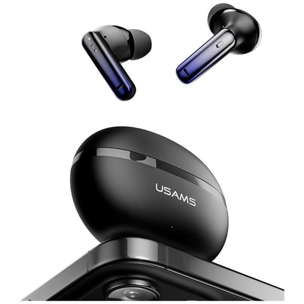 USAMS TWS In-Ear Hörlurar Bluetooth ANC ENC Echo E02 - Svart Svart