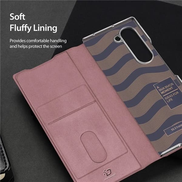 Dux Ducis Galaxy Z Fold 6 Plånboksfodral Bril Series - Rosa Rosa