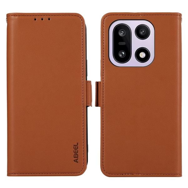 ABEEL OnePlus 15 5G Plånboksfodral RFID-Skydd Konstläder - Brun Brun