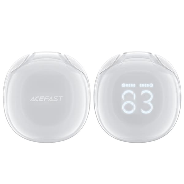 Acefast T9 Bluetooth 5.3 In-Ear Trådlösa Hörlurar - Vit Vit