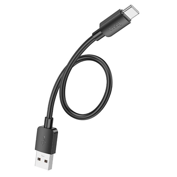 Hoco USB-C til USB-A Kabel 0.25m 27W - Sort Black