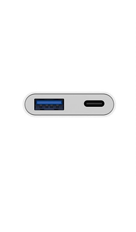 SiGN Lightning & USB-kameraadapter 5V, 1A - Valkoinen Vit