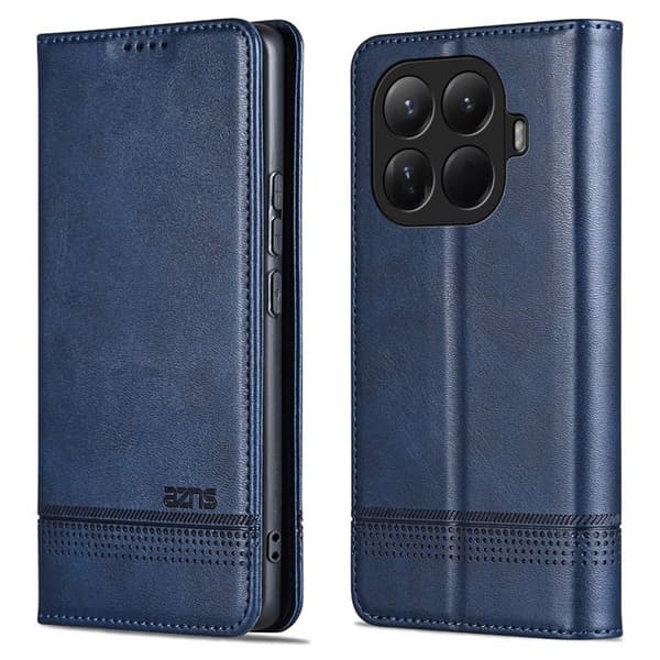 AZNS Xiaomi 15T Pro Plånboksfodral Konstläder - Blå