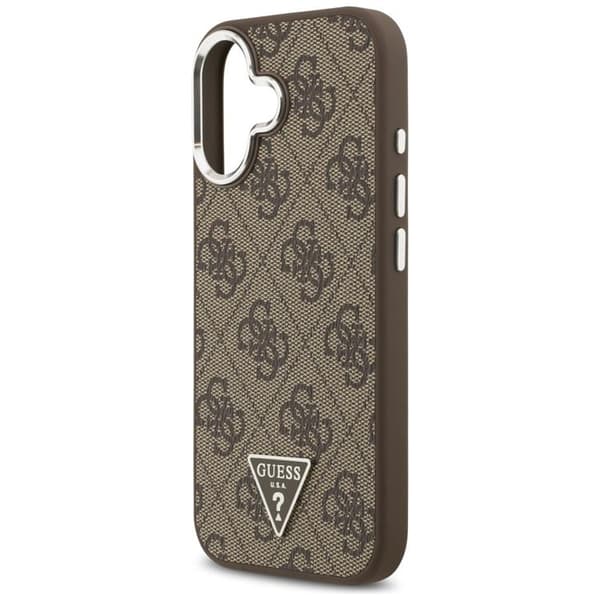 Guess Mobilskal till iPhone 17 MagSafe 4G Triangle Logo - Brun Brun