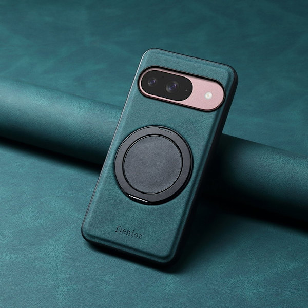 DENIOR Pixel 9 Pro Magnetfodral Konstläder - Blå
