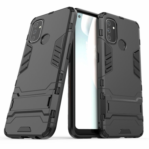 Kick-Stand Mobilcover til Oneplus Nord N100 - Sort Black