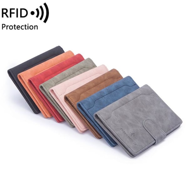 Passhållare Plånbok RFID Korthållare Slim - Grå