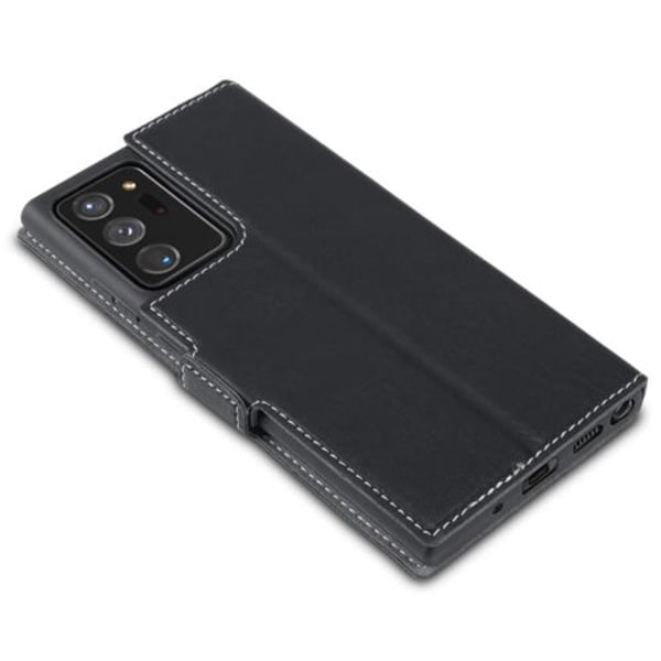 Terrapin Slim Plånboksfodral Galaxy Note 20 Ultra - Svart Svart