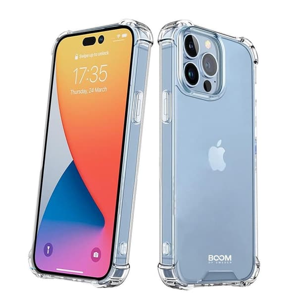 Boom Shockproof-kuori iPhone 14 Pro Maxille (NR) Transparent