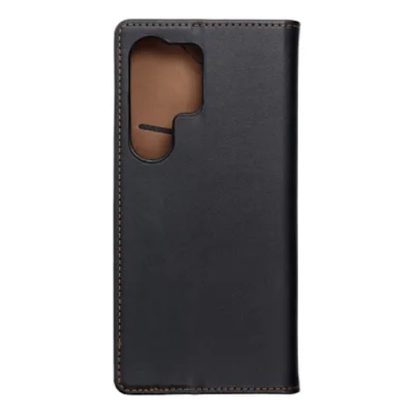 Galaxy S24 Ultra Plånboksfodral Läder - Svart Svart