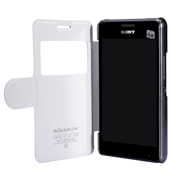 Nillkin Fresh Series View till Sony Xperia E1 (Svart) Svart