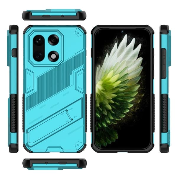 Mobilskal till OnePlus 15 PC + TPU Shockproof Kickstand - Blå Blå