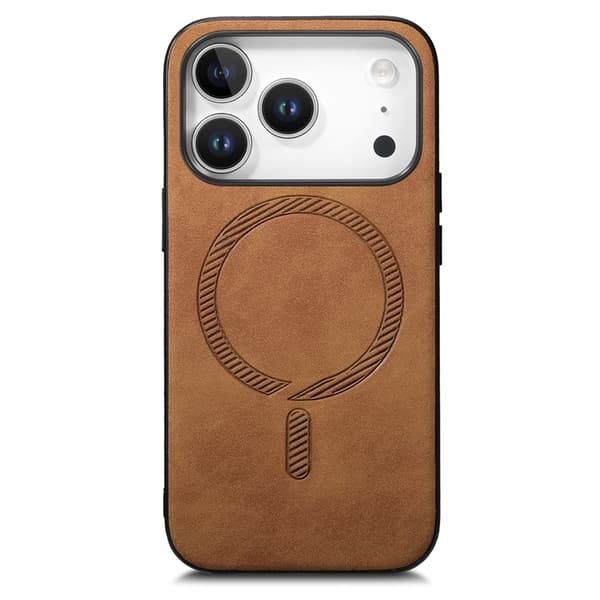 Mobilskal till iPhone 17 Pro Max MagSafe Skin-touch - Brun Brun