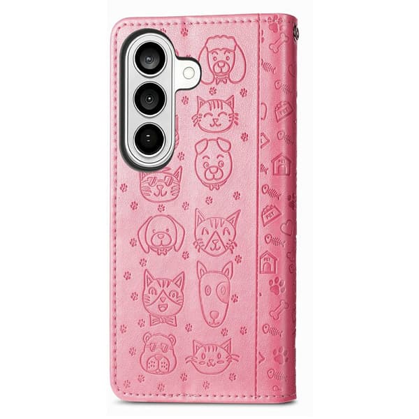 Plånboksfodral för Samsung Galaxy S26 Konstläder - Rosa