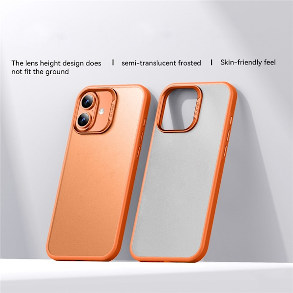 SULADA Mobilskal till iPhone 17 Shockproof Matte - Orange Orange