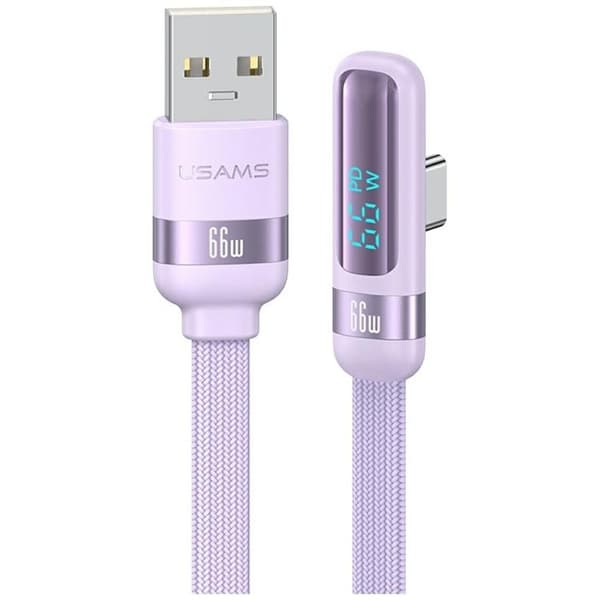 USAMS USB-A til USB-C Kabel 120cm US-SJ651 Lila