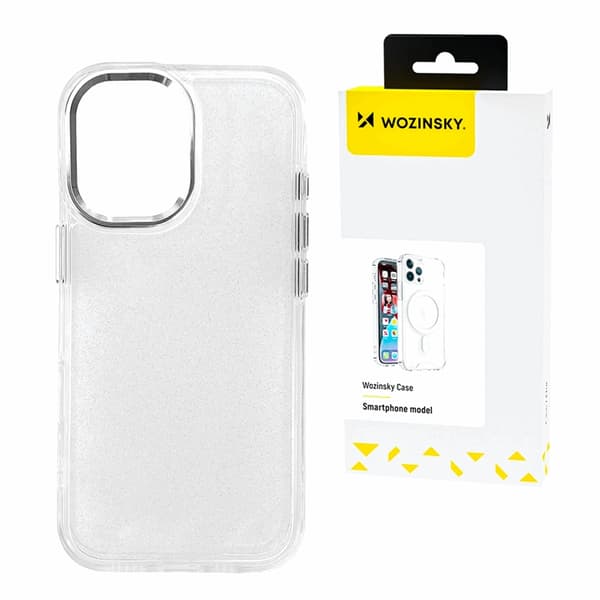 Wozinsky Mobilskal till Galaxy S25 Plus Glitter - Transparent Transparent