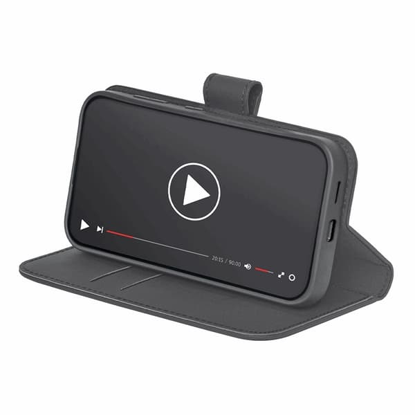 Puro Galaxy S25 Plånboksfodral med Flip - Svart Black