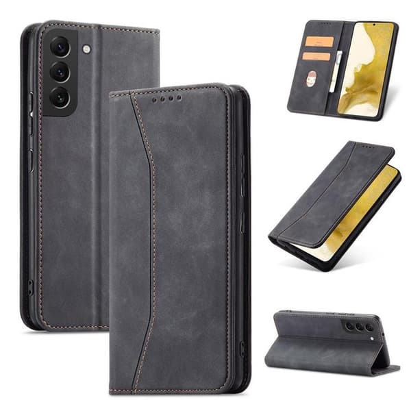Galaxy S23 Plus Pungetui Magnet Fancy - Sort Black