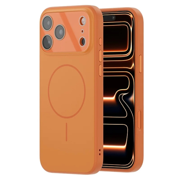 Mobilskal till iPhone 17 Pro Magsafe Precise Cutouts - Orange Orange