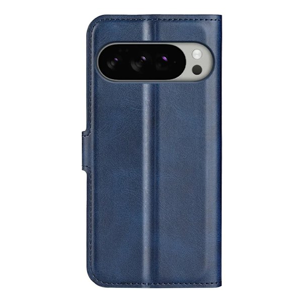 Google Pixel 10 Pro XL Konstläder Plånboksfodral Calf Texture - Blå Blå