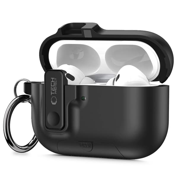 Tech-Protect Apple Airpods Pro 3 Skal Slim Hook - Svart Svart