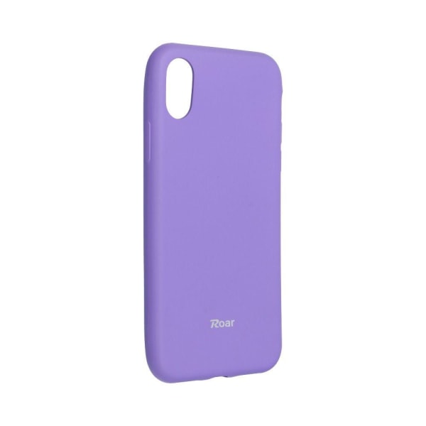 iPhone X/XS -kuori Roar Jelly pehmeää muovia - violetti