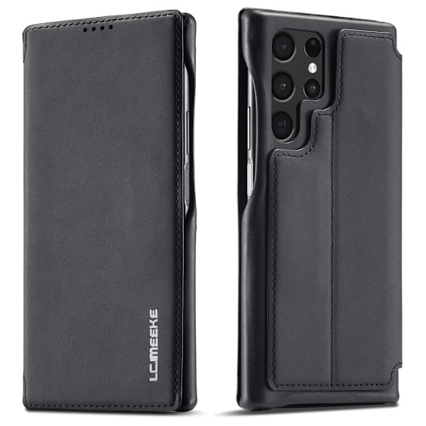 LC.IMEEKE Galaxy S22 Ultra Plånboksfodral - Svart Svart