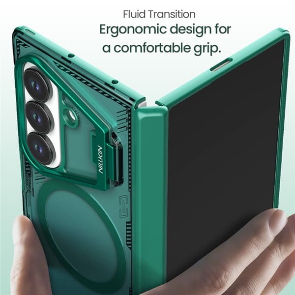 NILLKIN Mobilskal till Galaxy Z Fold 7 MagSafe Iceblade Prop - Grön Grön