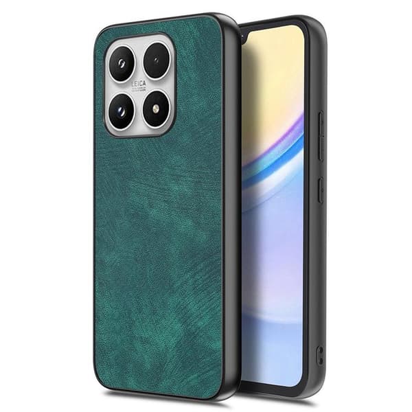 Mobilskal för Xiaomi 17 Retro Läder Shockproof Slim Grön