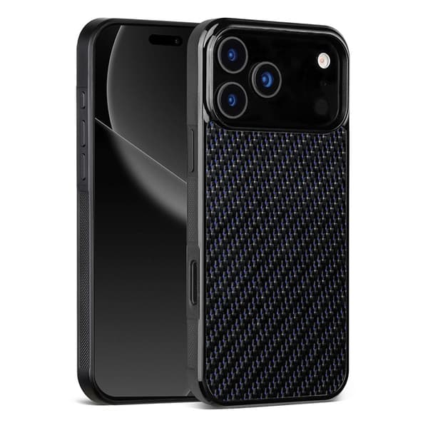 Mobilskal till iPhone 17 Pro MagSafe Aramid Fiber Twill - Blå Blå