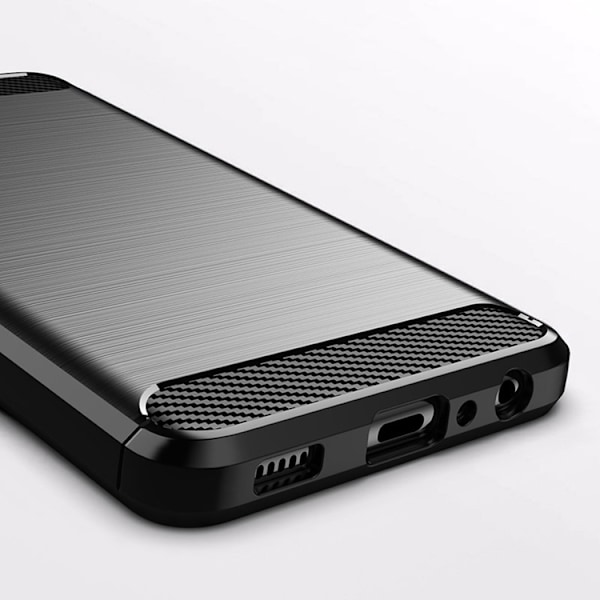 Galaxy A22 4G Skal Carbon Flexible - Svart Svart