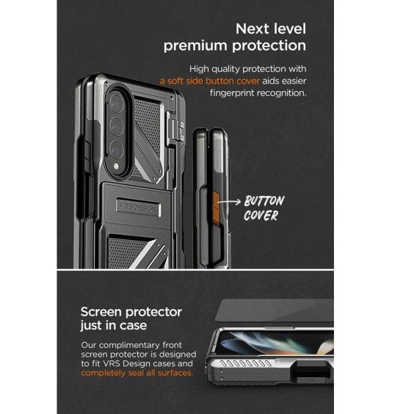 Galaxy Z Fold 4 mobilcover VRS DESIGN Terra Guard Ultimate Go S