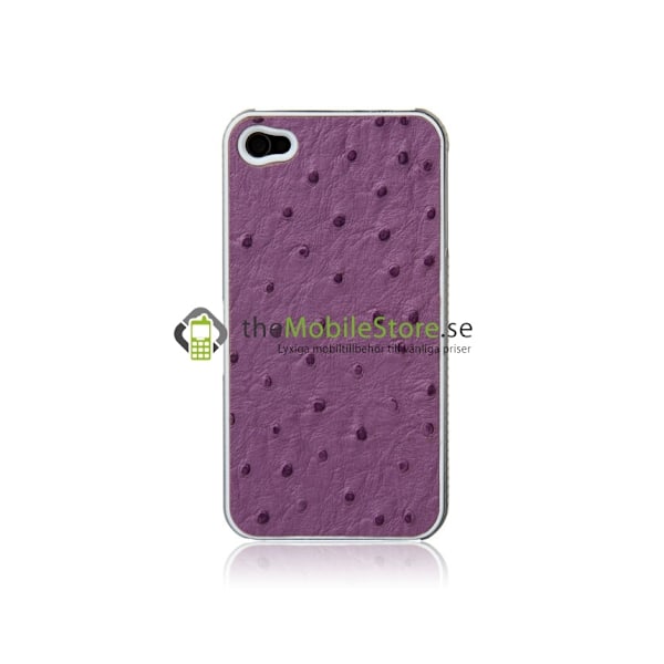 Baksideskal till Apple iPhone 4S/4 (OSTRIG LILA)