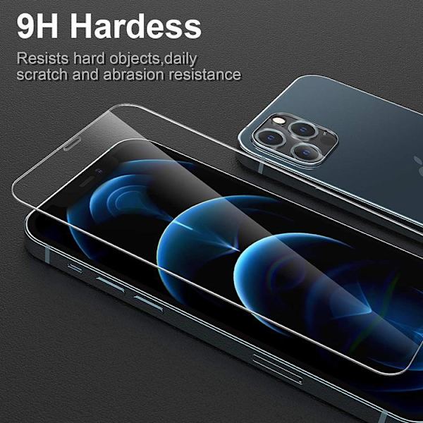 [4-PACK] 2 X Kameralinsskydd i Härdat Glas + 2 X Härdat glas iPhone 11 Pro Max