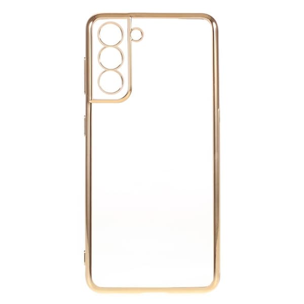 Saluda Transparent Mobilskal för Galaxy S21 4G/5G - Guld