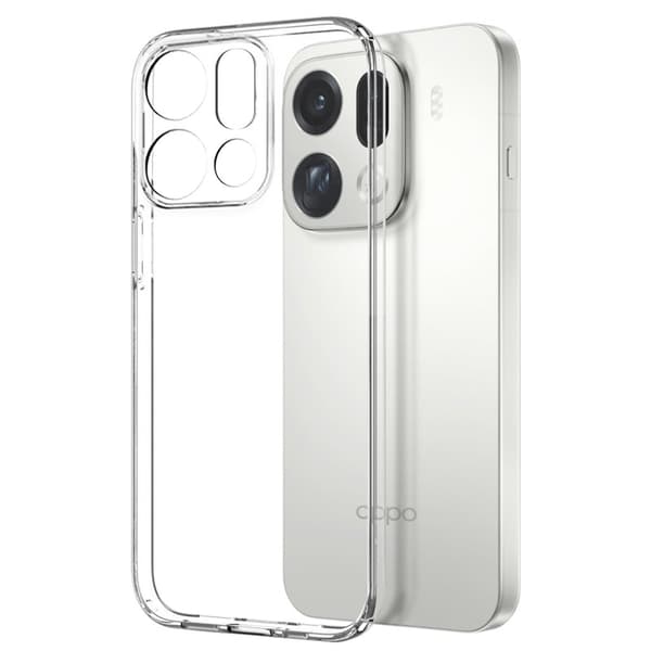 NORTHJO Mobilskal till Oppo Find X9 Pro 5G Plast Transparent - Vit